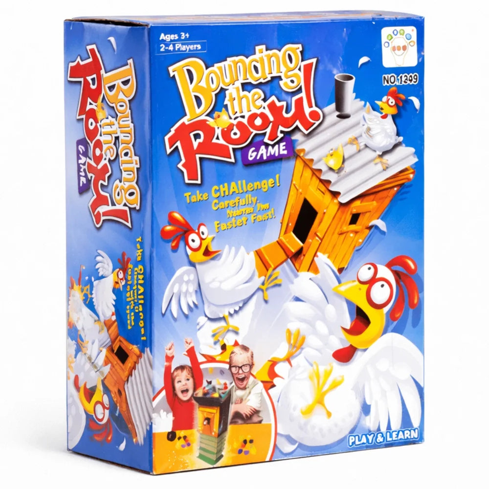 Bouncing Chicken Coop Board Game