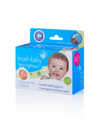 Brush-baby Teething Wipes Finger Sleeve Pack 20's