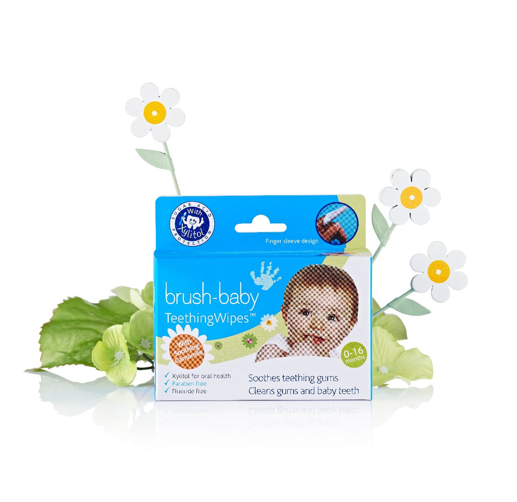 Brush-baby Teething Wipes Finger Sleeve Pack 20's