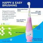 Brush-baby BabySonic Electric Toothbrush 0-3 yrs (Colour Pink)