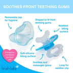 Brush-baby Front-ease Teether Blue