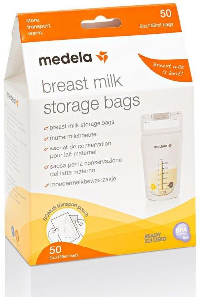Medela Breast Milk Storage Bags (Box/50)