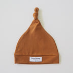 Bronze Organic Muslin Wrap and Beanie Set