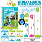 Bubble Street Lamp Machine with Lights & Music