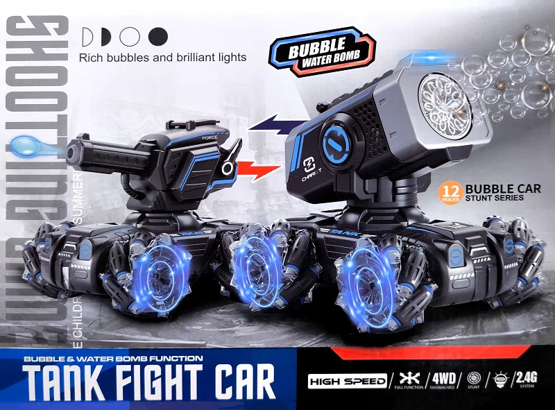 Bubble Tank Fight RC Stunt Car
