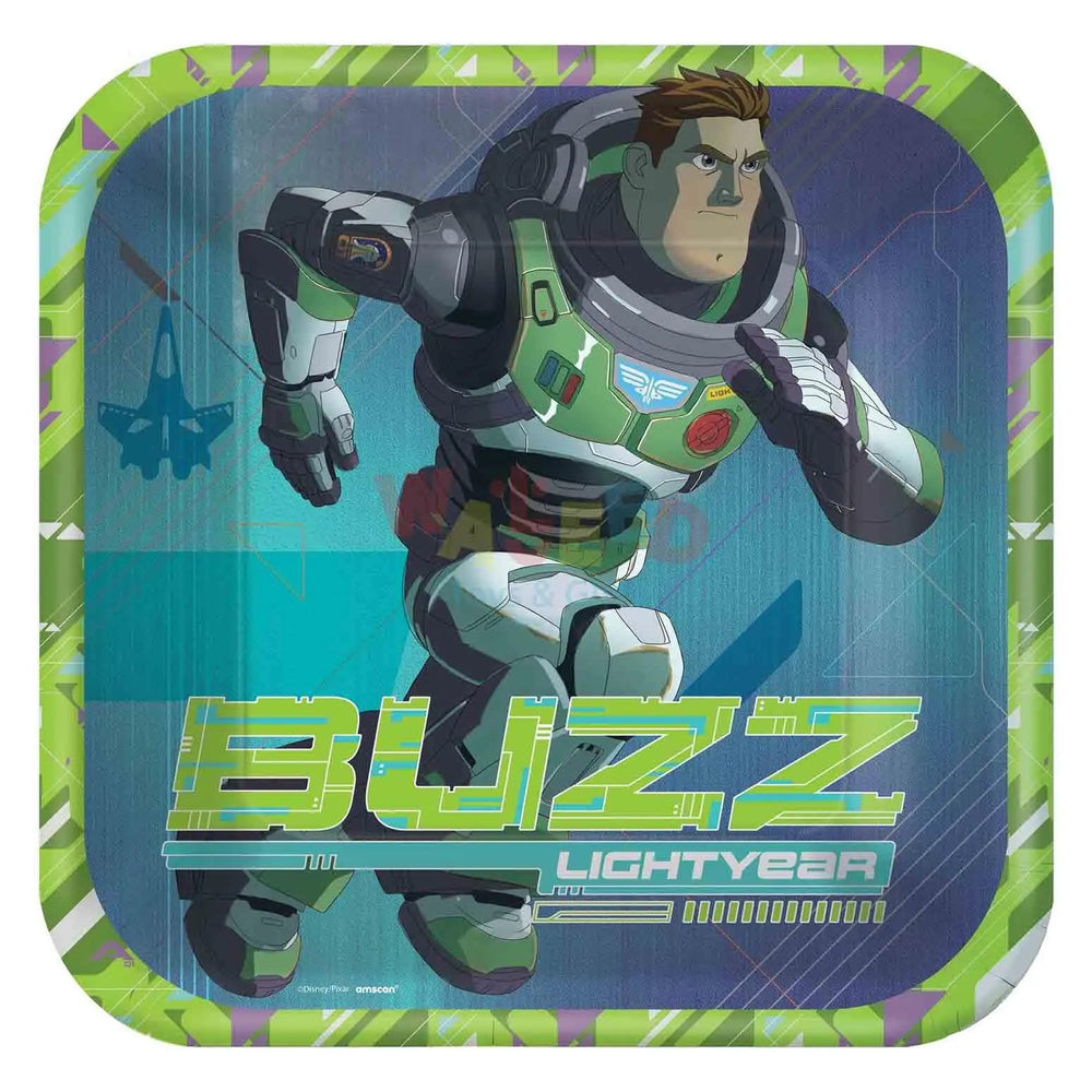 BUZZ LIGHTYEAR SQR.PLATES(9")