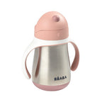 Beaba Stainless Steel Straw Cup Old Pink