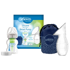 Dr.Brown's One-Piece Silicone Breast Pump w/ 150 mL PP W-N Options+ Bottle