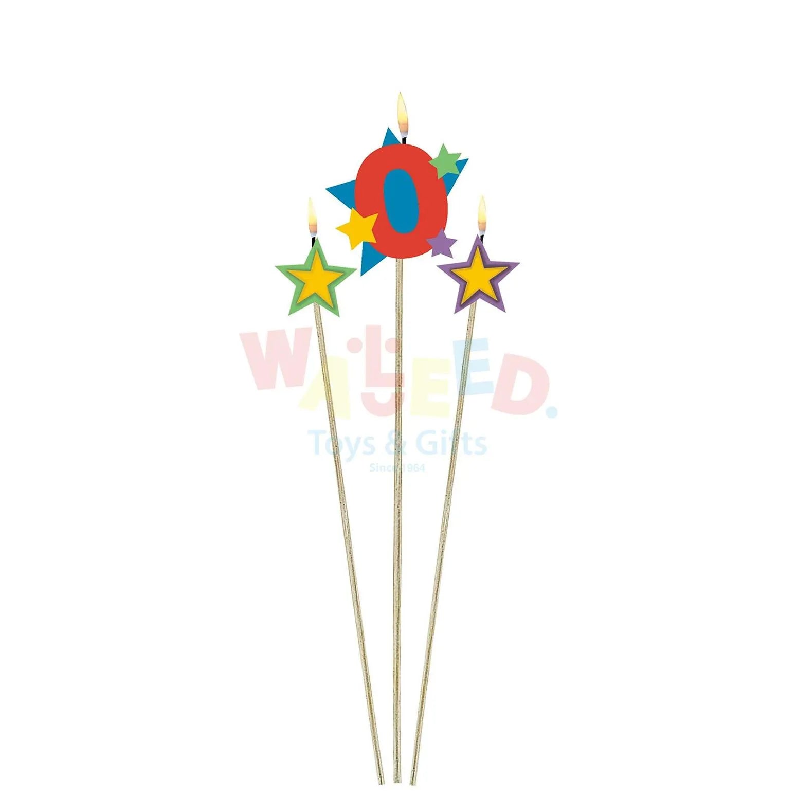 CANDLE BIRTHDAY PICK STAR#0