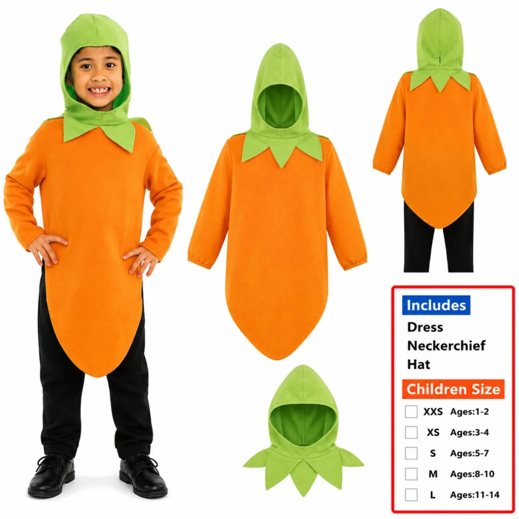 Carrot Costume for Kids