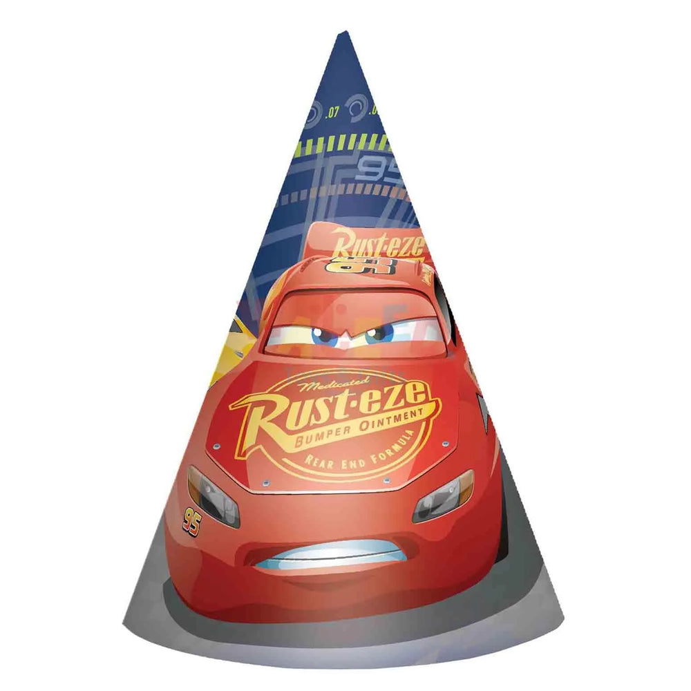CARS 3 PAPER CONE HATS