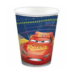CARS 3PAPER CUPS 9OZ 8PCS