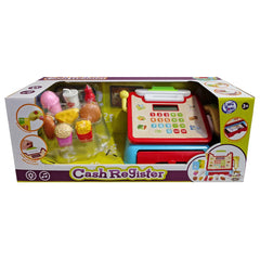 Cash Register Toy Set – Interactive Checkout Playset with Food Accessories