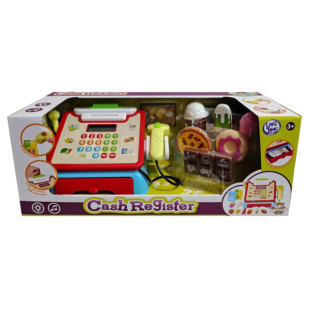 Cash Register Toy with Fast Food Set – Interactive Checkout Playsets2