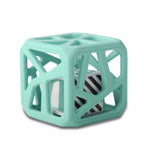 Malarkey Chew Cube - easy grip teether rattle - Mint