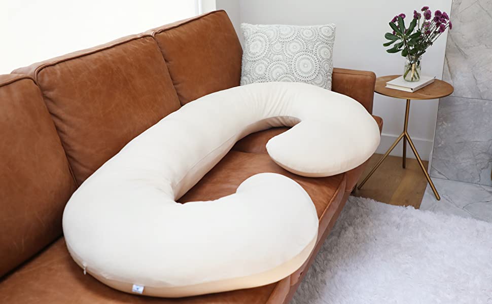 Pharmedoc Organic Cover - C Shape Full Body Pillow (Jersey Fabric)