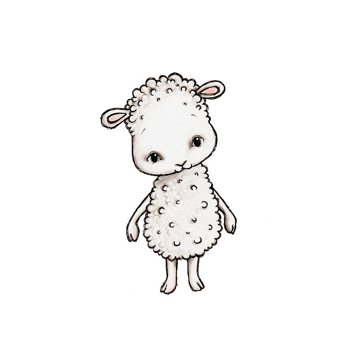Charlie the Sheep Wall Sticker