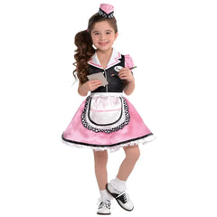 Child Dinah Waitress Dress Up Costume Small
