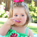 FlexDip Baby Learning Utensil - Pink & Purple