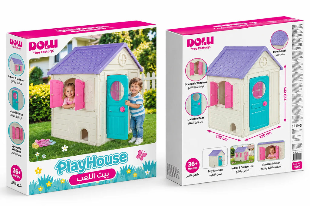 City Playhouse – Lilac Roof & Blue Door