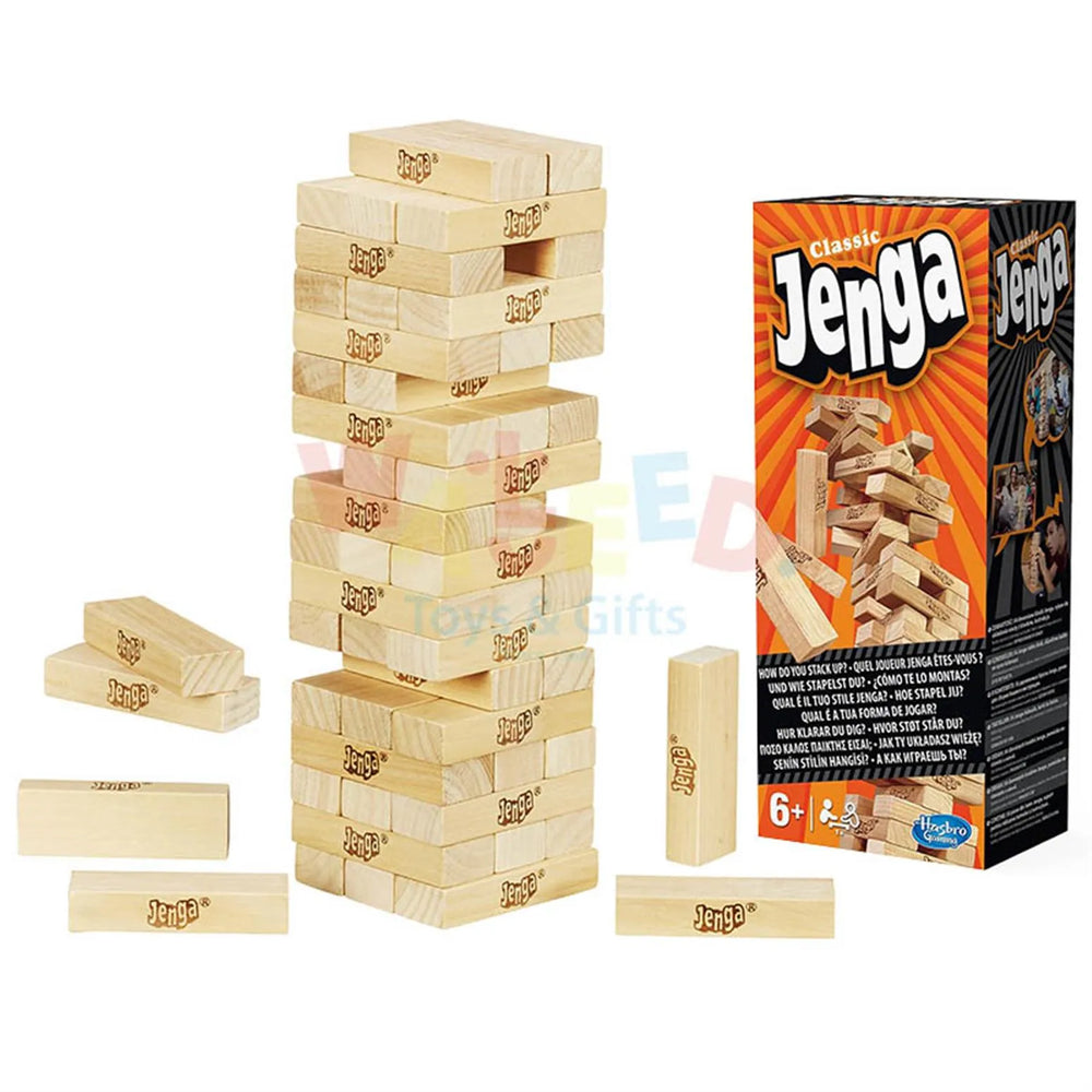 Hasbro Jenga Classic Stacking Game
