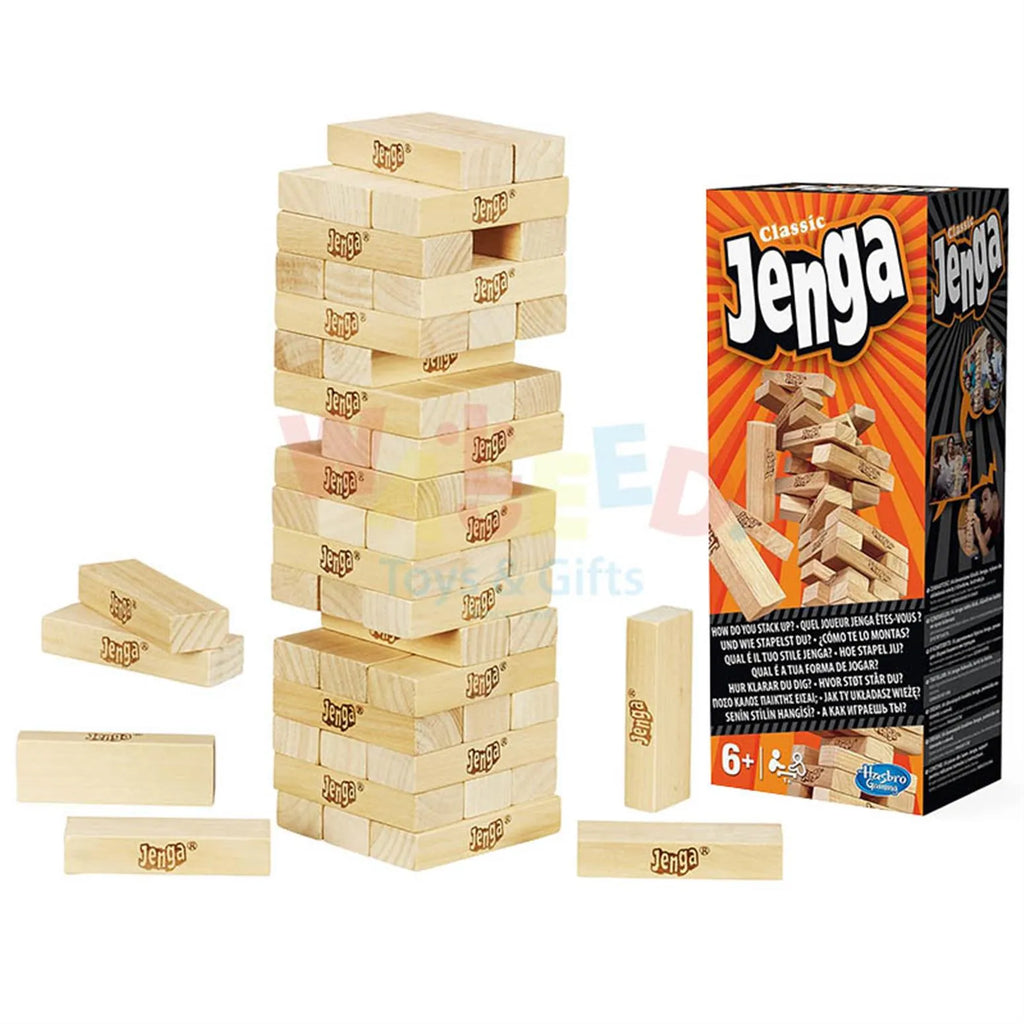 Hasbro Jenga Classic Stacking Game