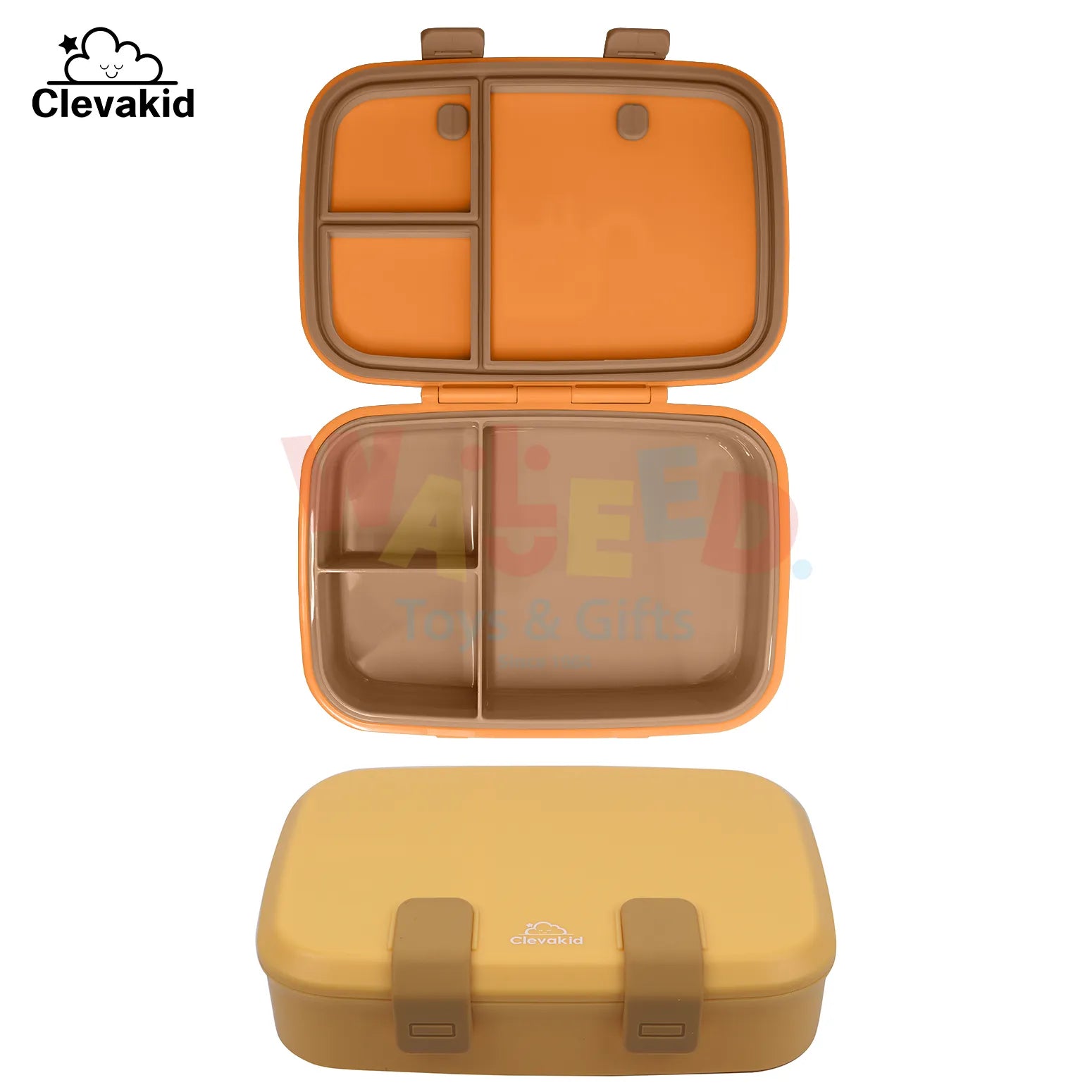 Clevakid Explorer Lunch Box Orange Light 800ML \27 OZ