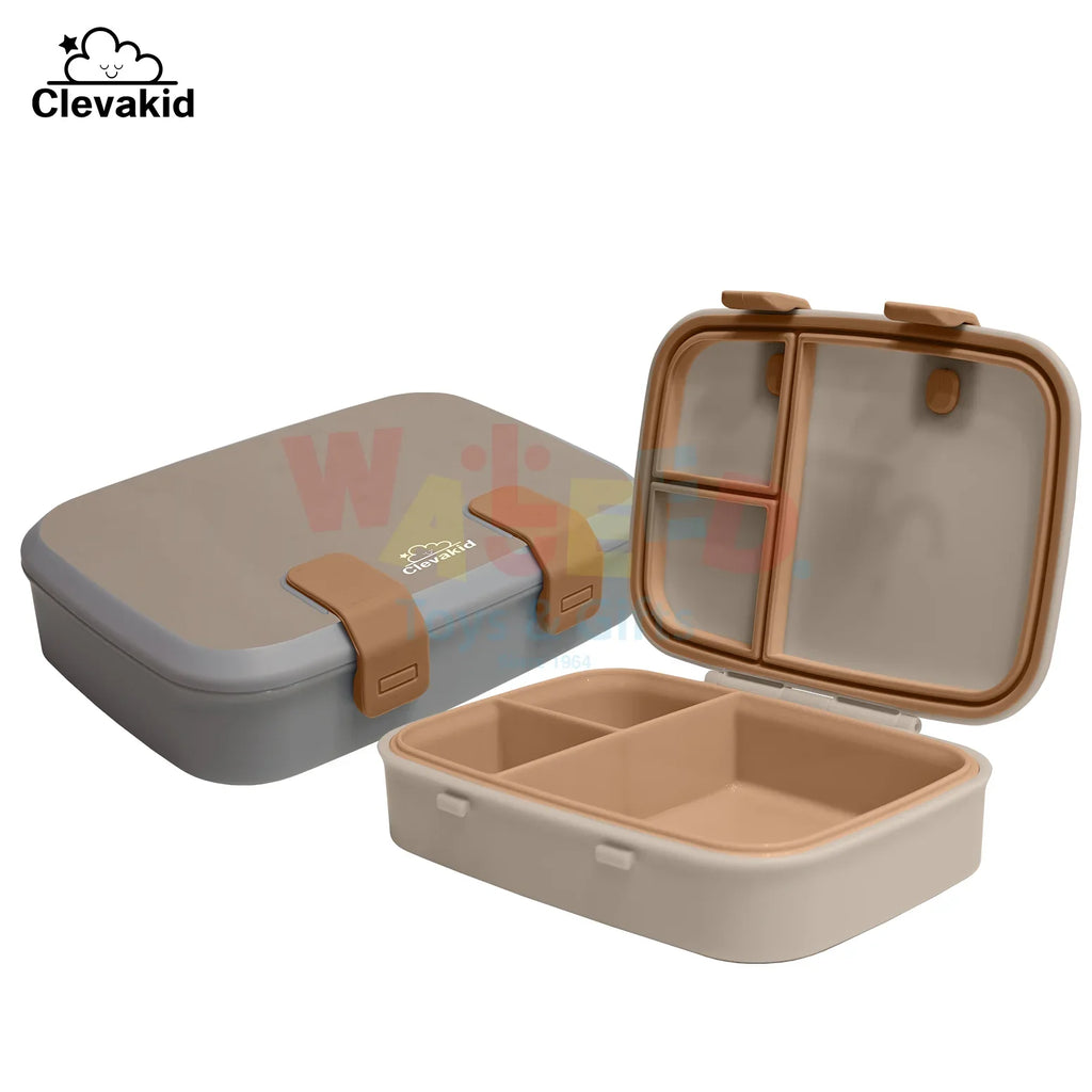 Clevakid Explorer Lunch Box Dark Brown  Toffee 800ML \27 OZ