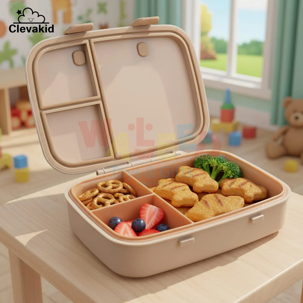 Clevakid Explorer Lunch Box Dark Brown  Toffee 800ML \27 OZ