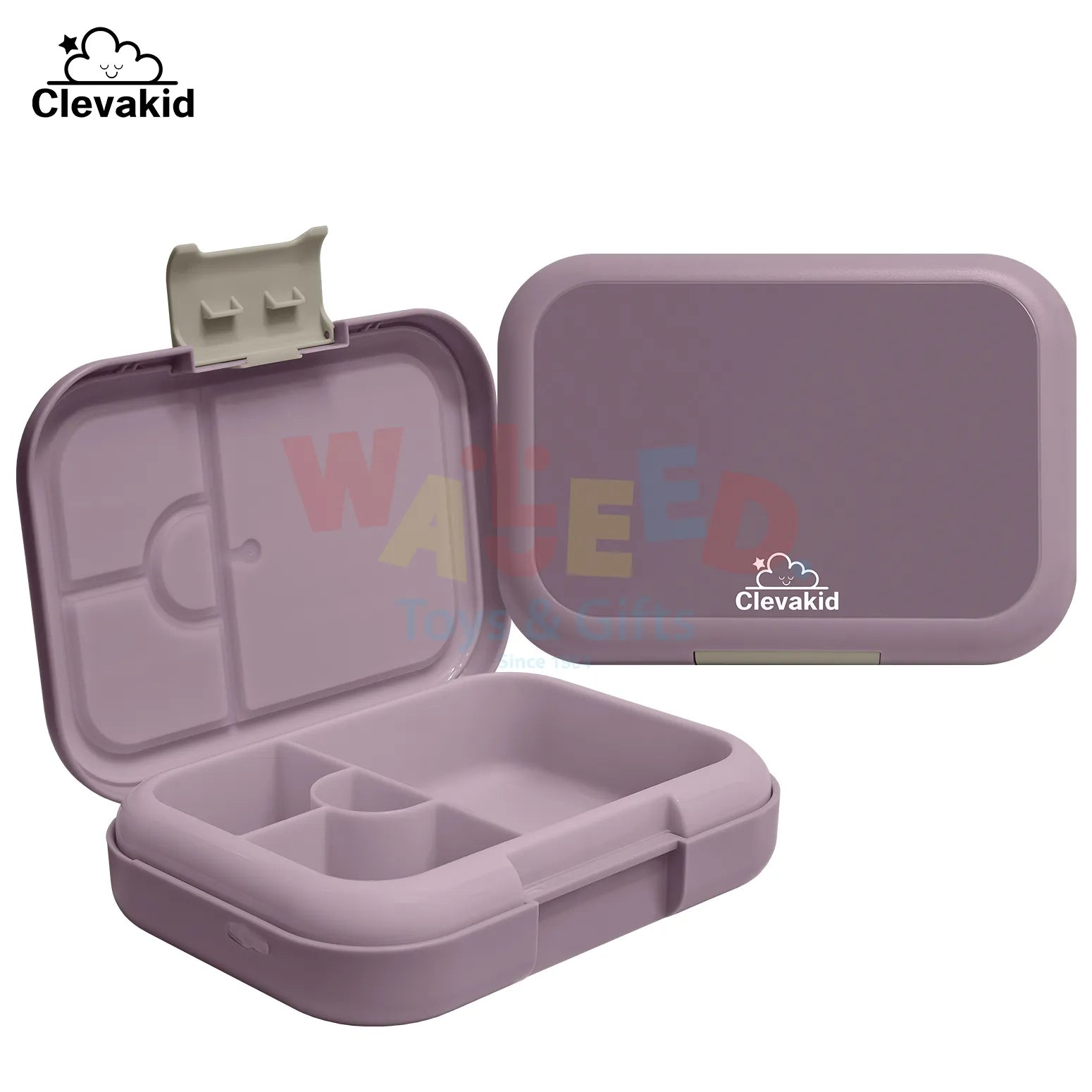Clevakid Midi Lunch Box Purple Dark Powder 900ML \30 OZ
