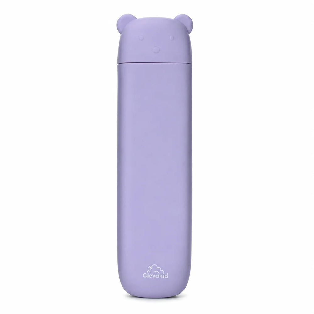 Clevakid Silicone Cutlery Storage Box – Purple Light