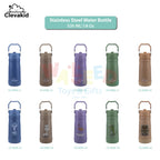 Clevakid Stainless Steel Water Bottle Purple Light- 530ML\18 OZ