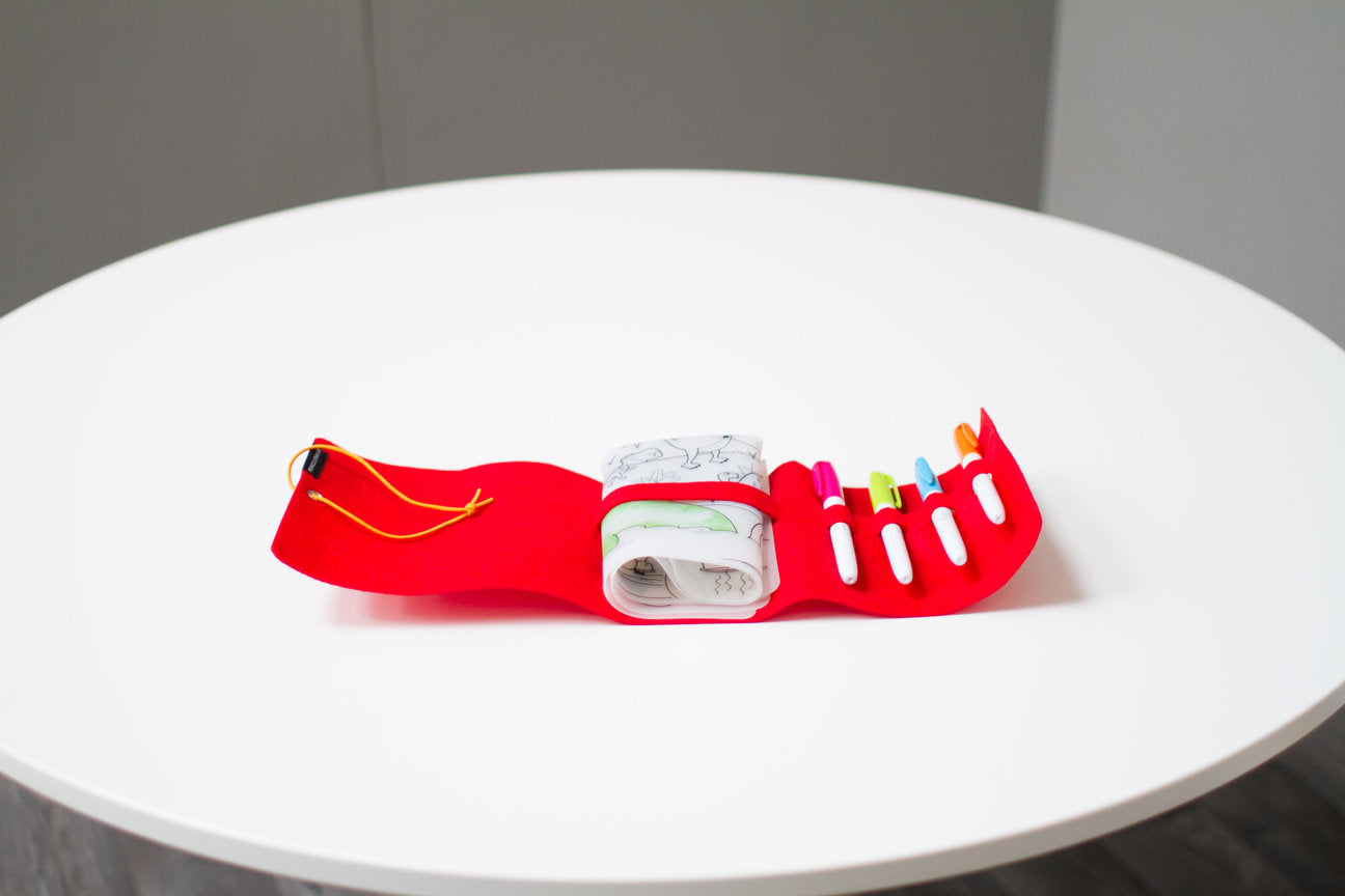 Prince Lion Heart-Colour & Draw Placemat - City