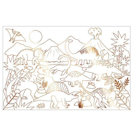 XL Dinosaur Kingdom Coloring Posters