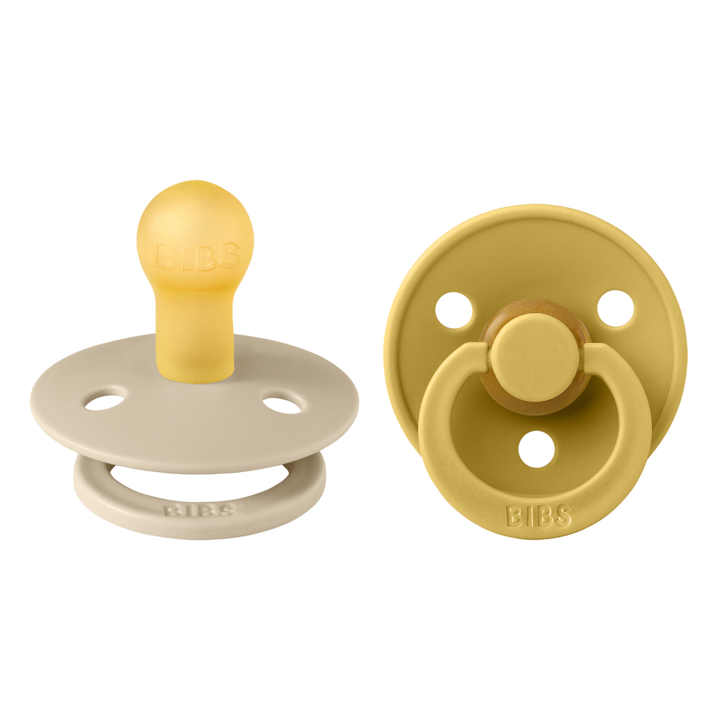 Bibs Colour 2 Pack Latex S1 Vanilla Mustard