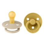 Bibs Colour 2 Pack Latex S1 Vanilla Mustard