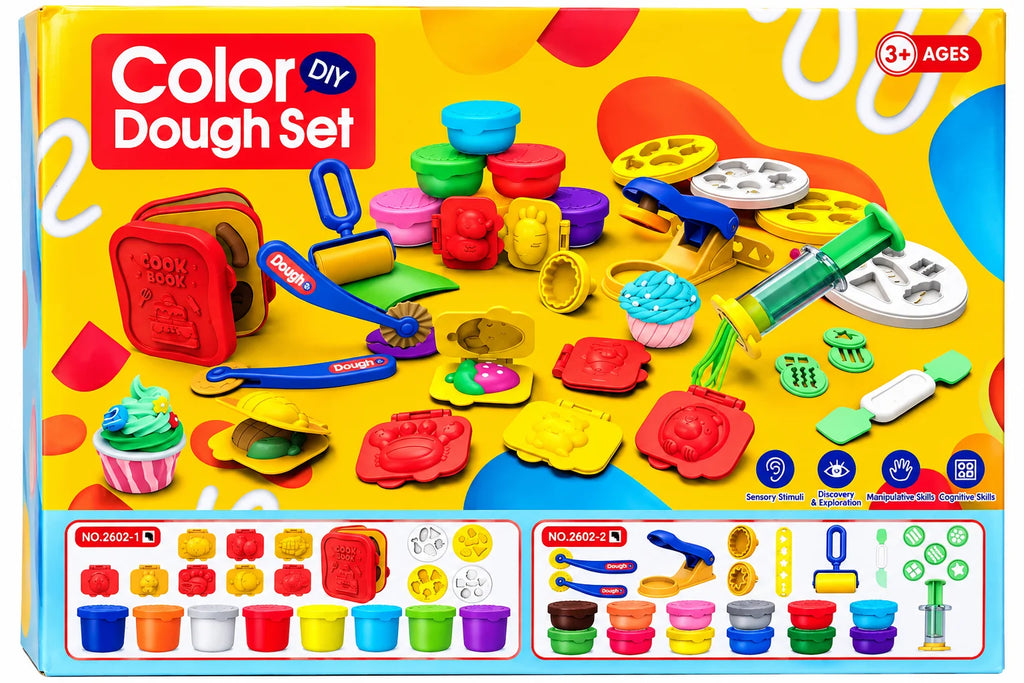 Colour Dough Play Set – 8 x 50g