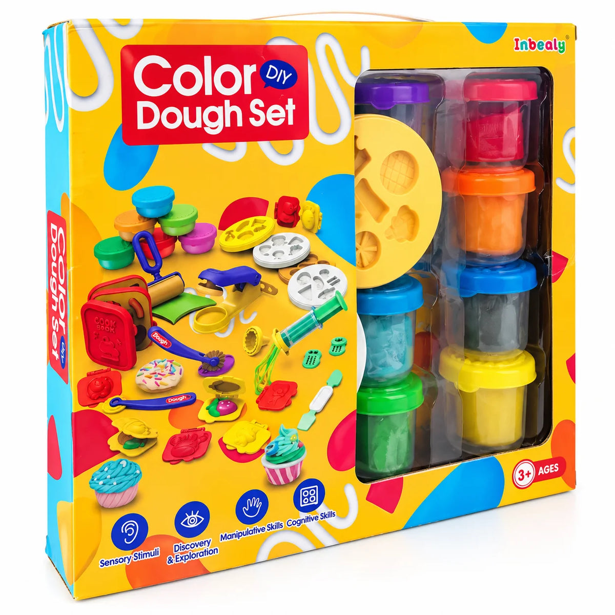 Colour Dough Play Set – 8 x 50g