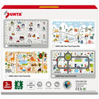 Sunta Kids Colour Roll Play Mat Grey EVA Adventure Activity Floor