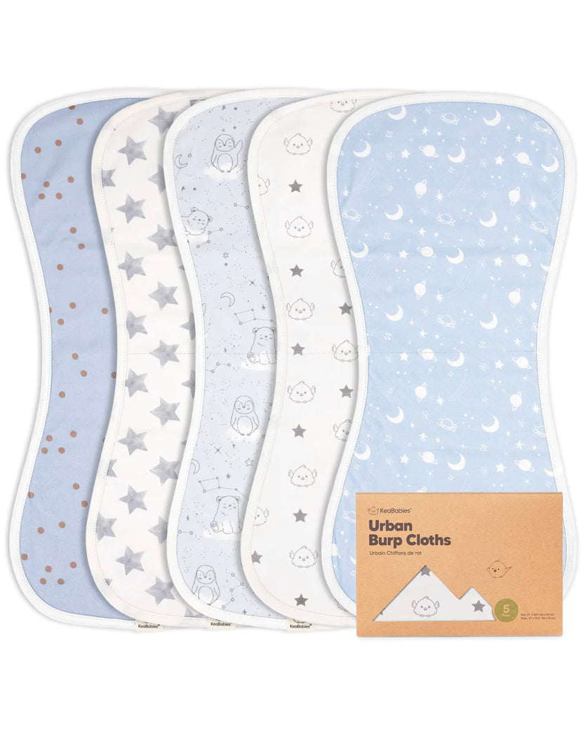 Constellation Urban Burp Clothes (Pack of 5)