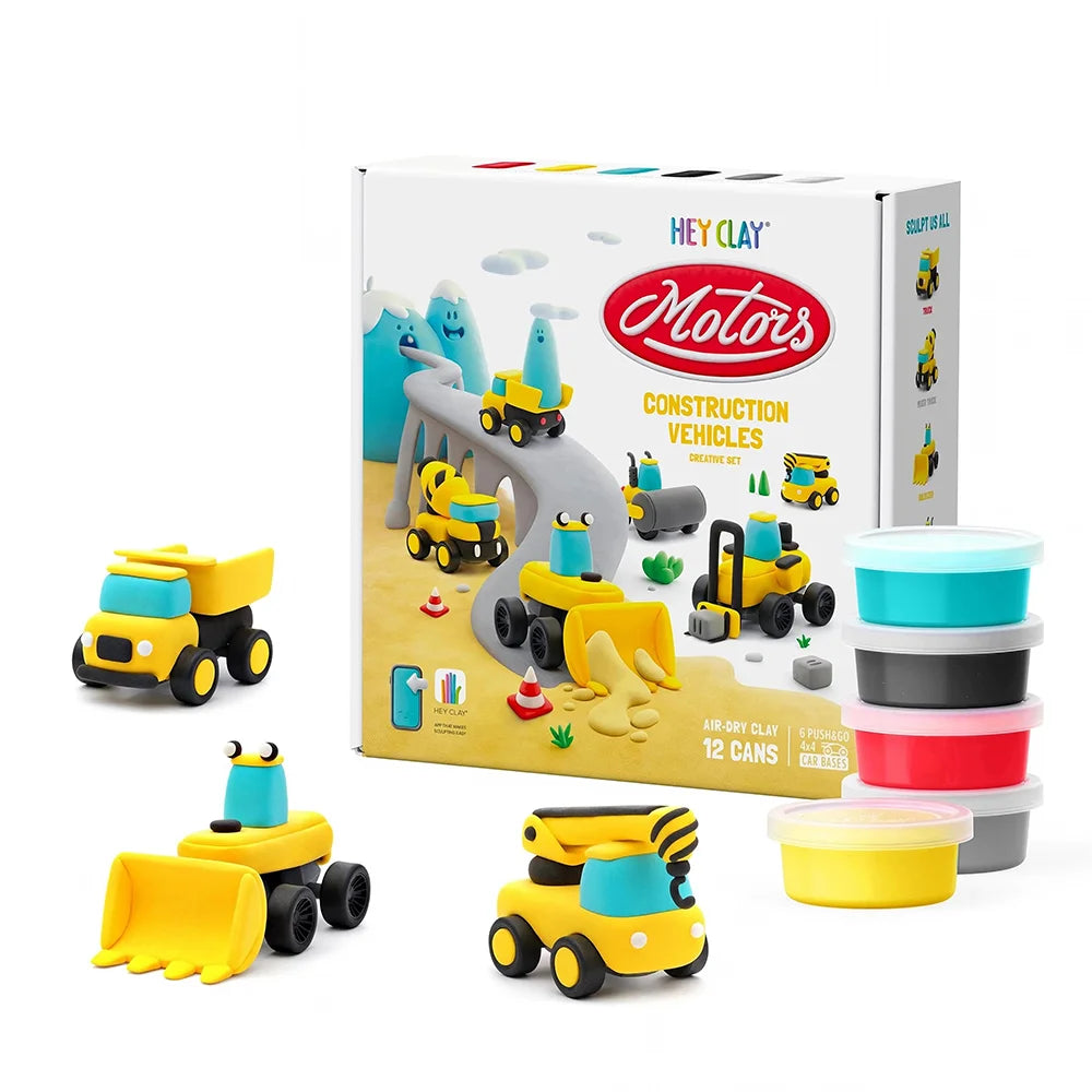 Construction Vehicles Clay Set