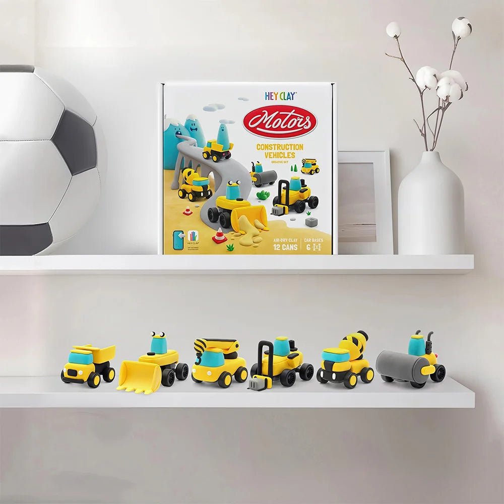 Construction Vehicles Clay Set