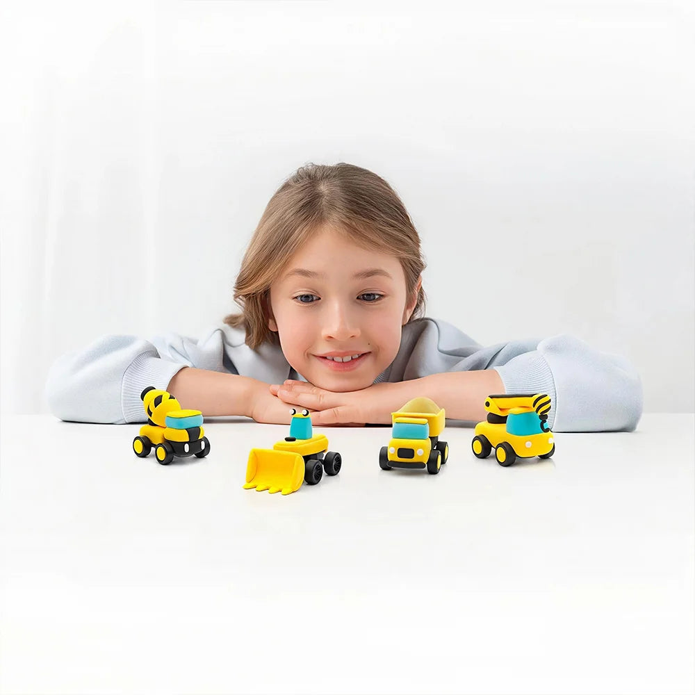 Construction Vehicles Clay Set