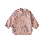 Coral Safari Smock Bib (1-3 years)