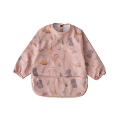 Coral Safari Smock Bib (1-3 years)