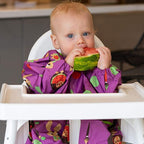 Tidy tot Coverall Toddler Bib-Plum Purple