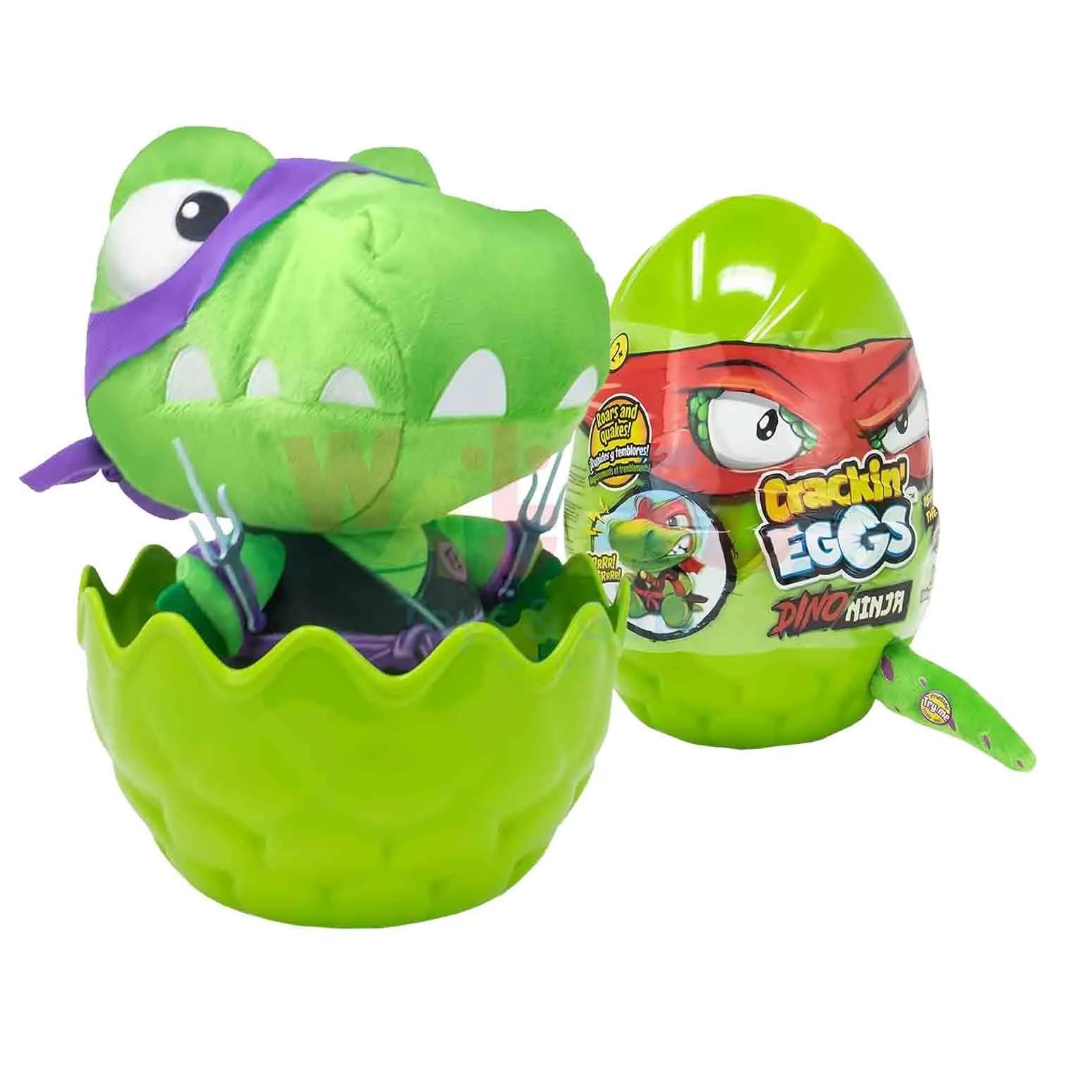 Crackin Eggs Dino Ninja Plush Toy