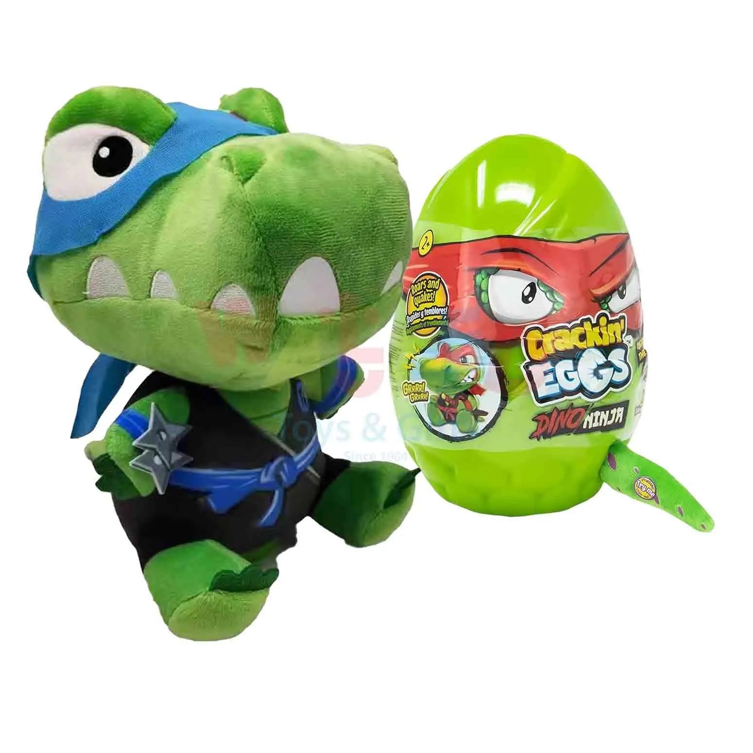 Crackin Eggs Dino Ninja Plush Toy