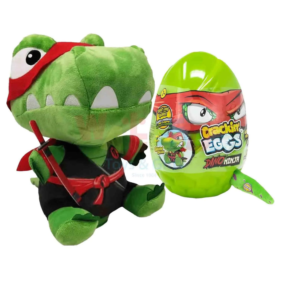 Crackin Eggs Dino Ninja Plush Toy