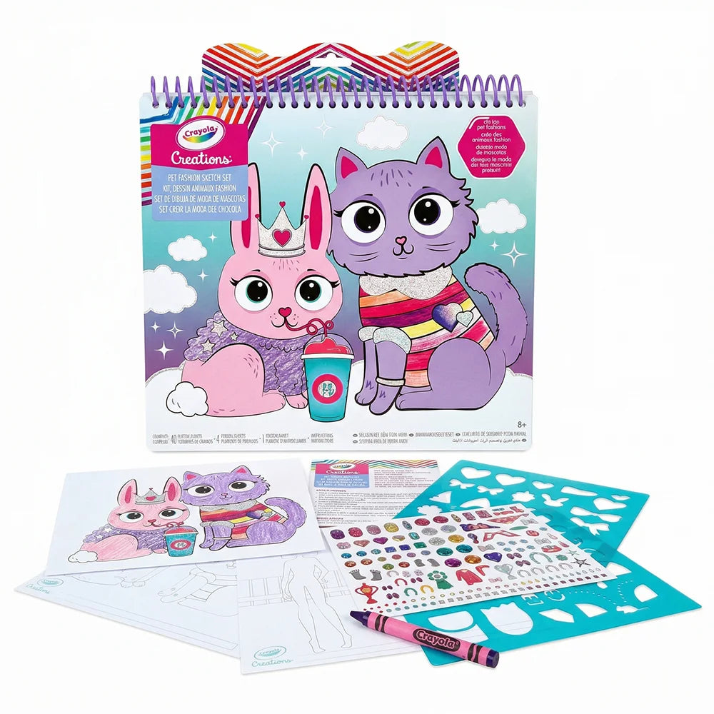 Crayola Creations Pet Fashion Sketch Set